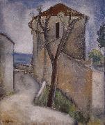 Amedeo Modigliani, Tree and Houses